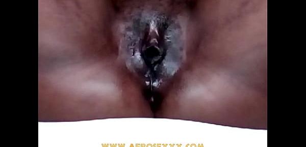  Black vagina close up